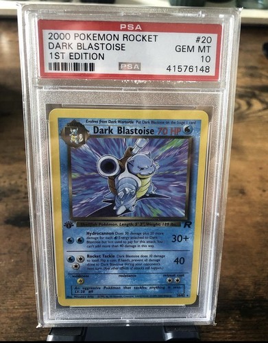 Pokémon dark blastoise 1st - dark,