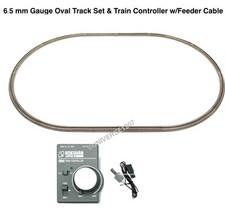 Z Scale Rokuhan 6.5mm Gauge Oval Track Set & Train Controller w/Feeder Cable NIB