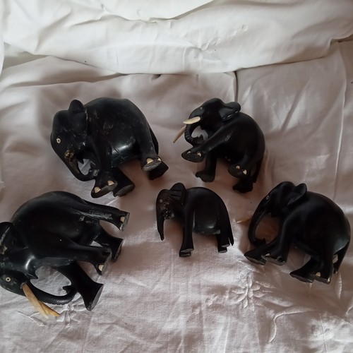 Five vintage elephant - five,