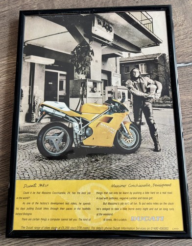 Framed 1995 ducati 748 - ducati,
