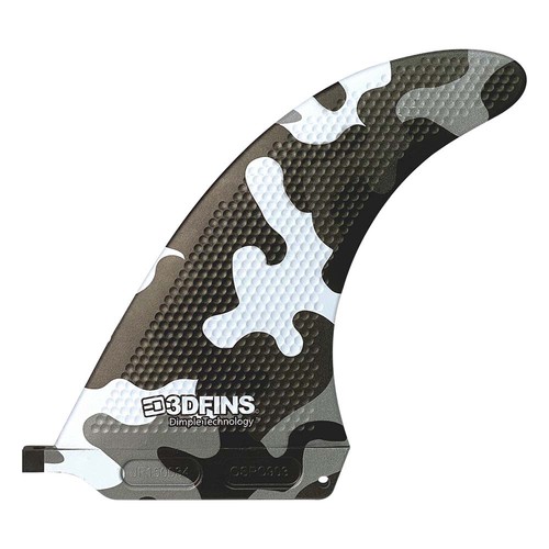 Longboard fin 3dfins camo - 7",