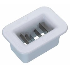 KitchenCraft Box Shaped Bean Slicer, Extra Wide Mouth