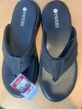 New - Mens Pavers Sandal/Flipflop Foot Wear in Black Size UK 8 EU 42