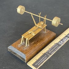 Brutalist MCM Gold Metal Art