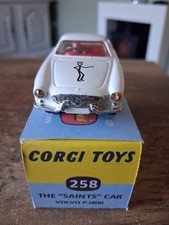 CORGI #258 VOLVO P1800 'THE SAINT' (1965) & REPRODUCTION BOX