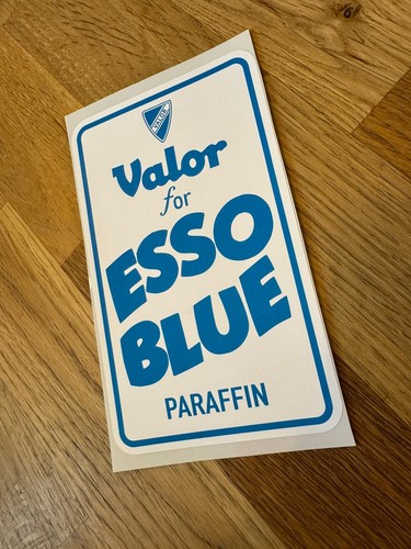 Valor for esso - esso, blue