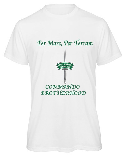 Royal marine commando shirt - marine, t