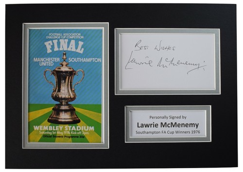 Lawrie mcmenemy signed - lawrie,