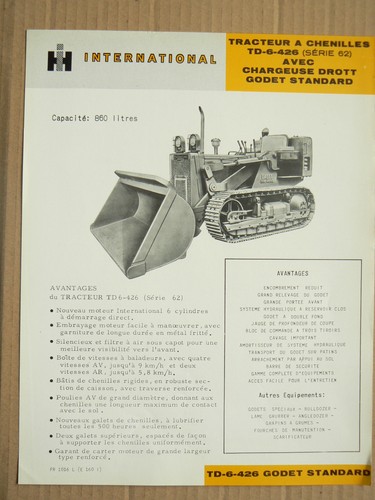 International track tractor - track,