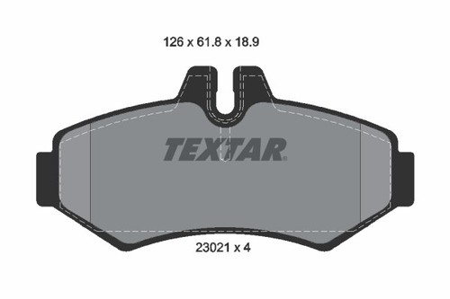 Textar 2302101 brake - textar, set