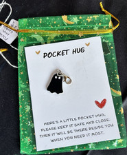 Pocket hug ghost charm - ,