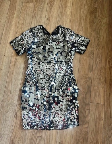 New black silver sequined - black/silver,