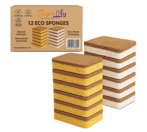 Eco kitchen sponges pack - kitchen,