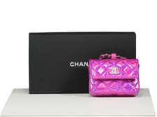 Chanel iridescent pink patent - chanel,