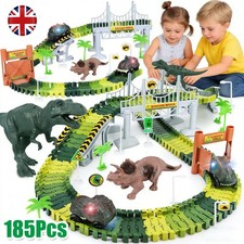 185 Pcs Dinosaur Race Track