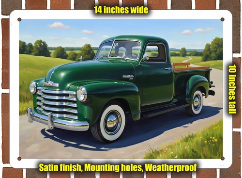 Metal sign 1949 chevrolet - -,