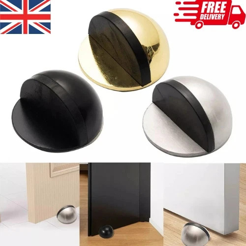 Door stop floor wall oval - stop,
