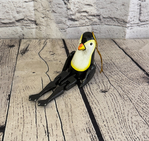 10cm black white penguin - black,