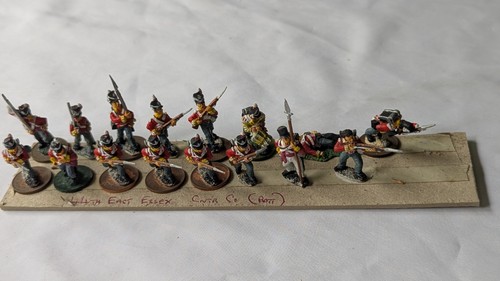 28mm napoleonic british centre - british,