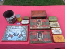 Tobacco, Short Bread, Food Tins, Job Lot #228