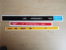 Massey Ferguson 135 165 168 175 178 188 550 575 hydraulic decal pressure control