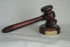 MAHOGANY GAVEL & BLOCK ENGRAVED FREE FULL SIZE TRADITIONAL AUCTIONEER BEST MAN 