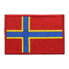 Orkney County Flag Patch Iron On Patch Sew On Badge Embroidered Patch