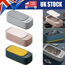 Electric Ultrasonic Water Cleaner Eyeglasses Jewelry Watch Cleaning Machine UK