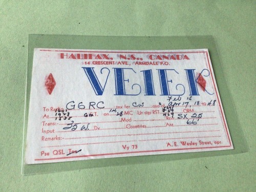 Vintage qsl radio - vintage,