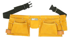 10 Pocket Leather Tool Belt