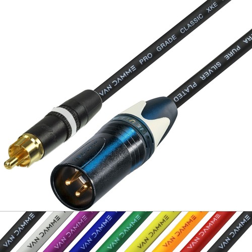 Rca male xlr - male, cable