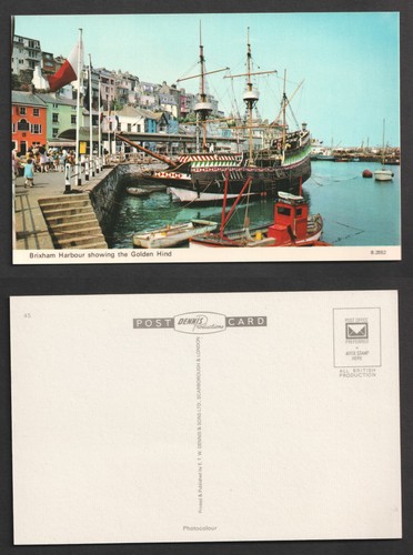 Brixham harbour showing golden - showing,