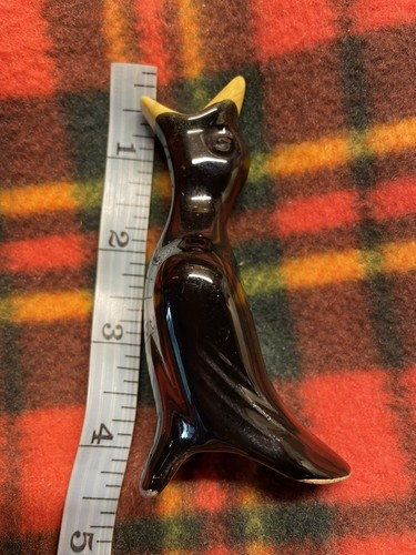 Vintage ceramic black - ceramic, bird