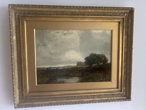 Antique oil painting edwin - oil,