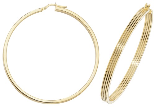 Hoop earrings 9ct carat - hoop,