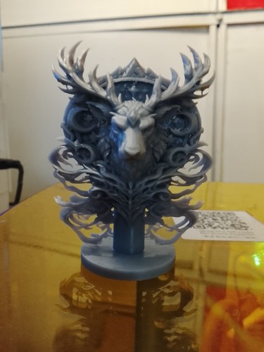 Resin printed deer mountain - printed,