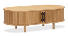 DFS Arla Natural Ribbed Oak TV Stand RRP £479