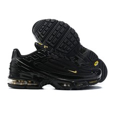 New Black Nike Air Max Plus TN 3 Men's Running Shoe Low Top Casual Sneaker Box