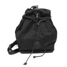 Hunting World Purse Women's Nylon,Leather Backpack Black