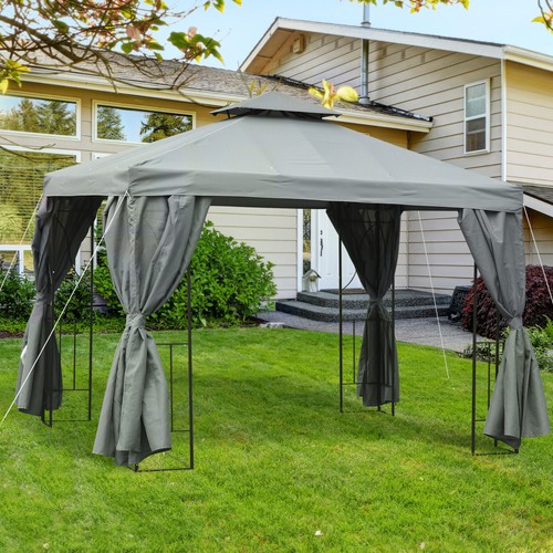 Metal gazebo garden - metal,