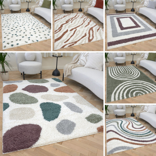 The rugs soft shaggy non - shaggy, non-shed