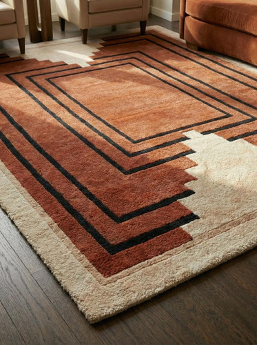 Hand tufted terracotta - hand,