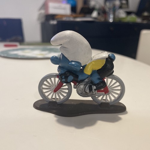 Smurf vintage cycle racer - vintage, "cycle