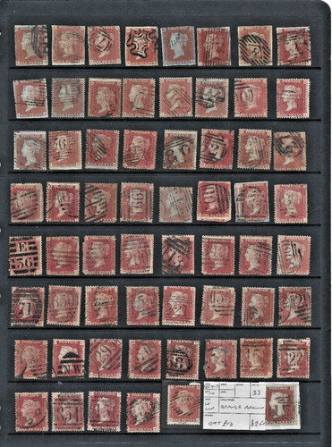 Queen victoria stamps penny - victoria,