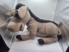 2004 Hasbro Shrek 2 - WISE CRACKIN' DONKEY - Interactive Talking Soft Plush Toy