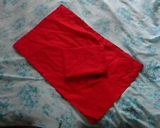 Pair of ASDA Cherry Red Poly Cotton Standard Pillow Cases