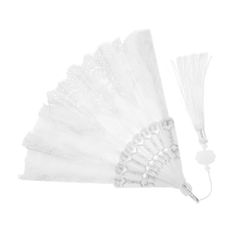 Elegant white lace - lace, foldable