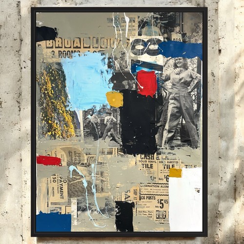 Original mixed media abstract - original,