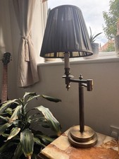 Antique brass desk lamp - antique,