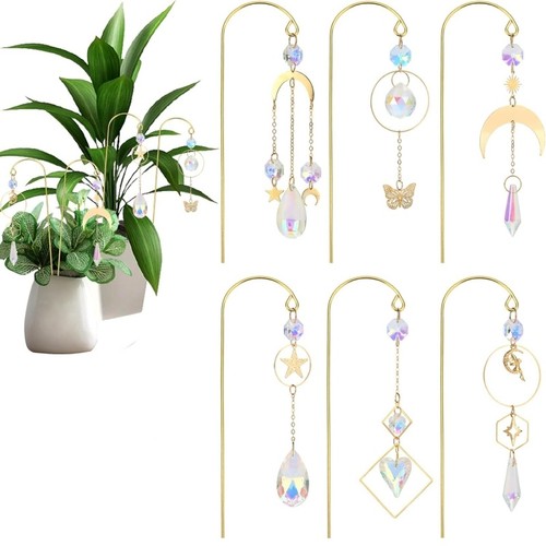 6pcs crystal suncatcher prism - suncatcher,